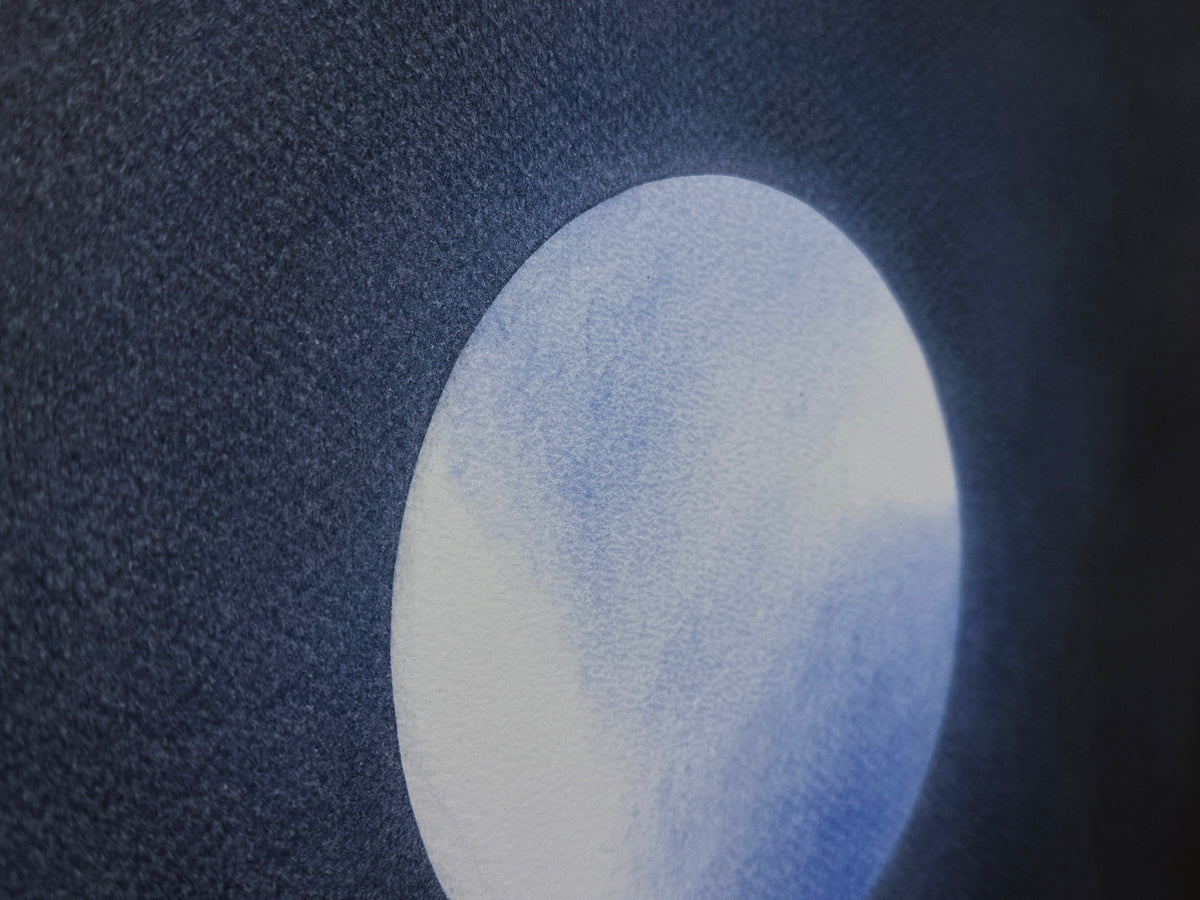 Charcoal Pastel Moon #1