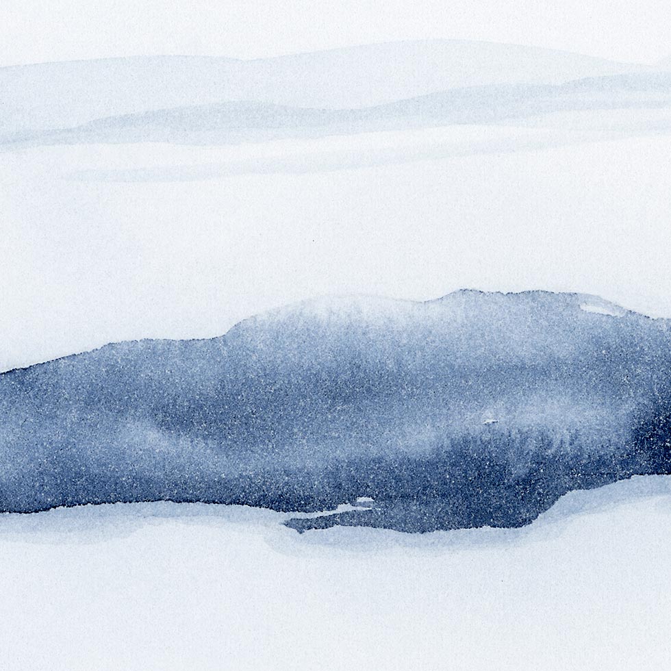 Howe Sound watercolour art print