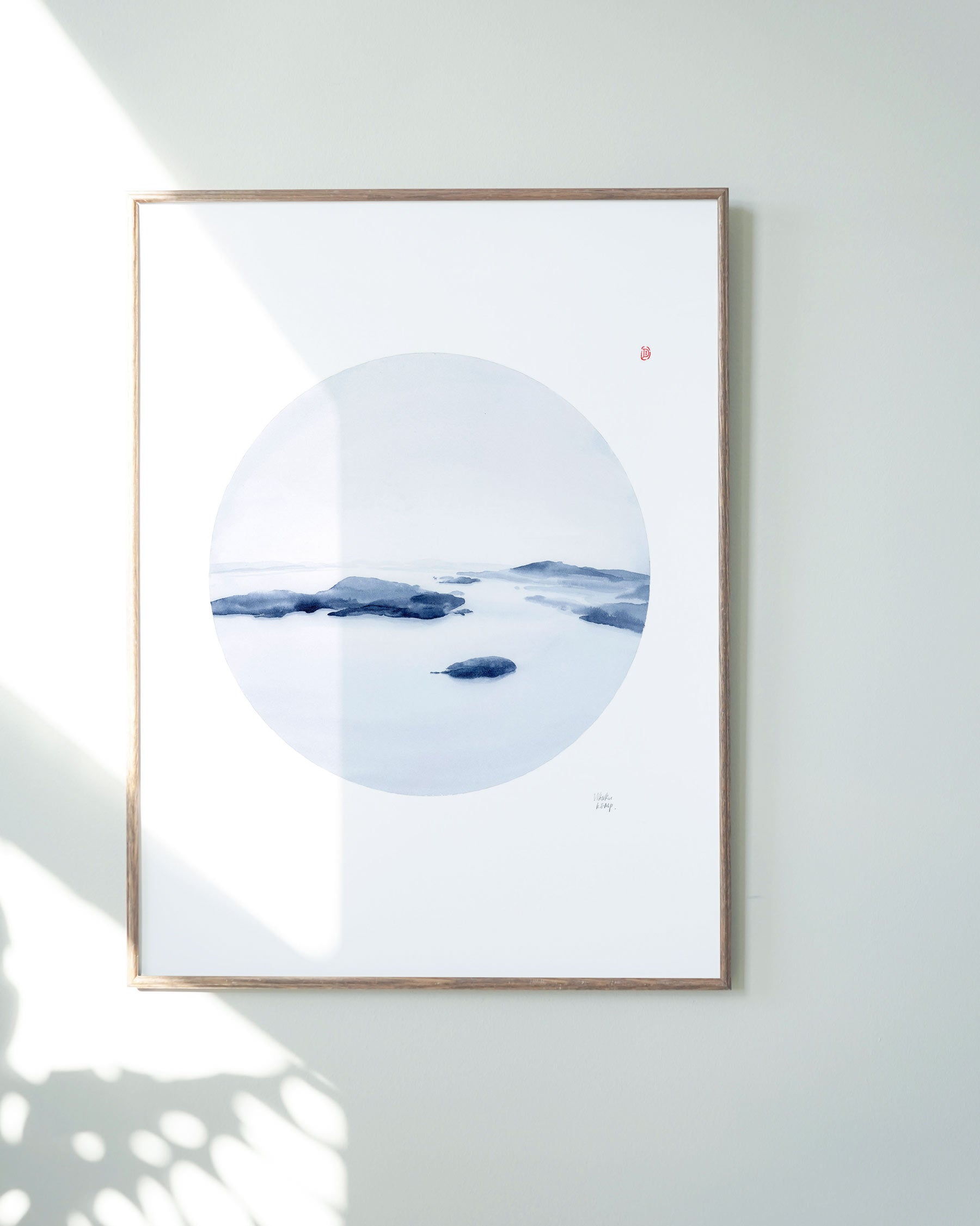 Howe Sound watercolour art print