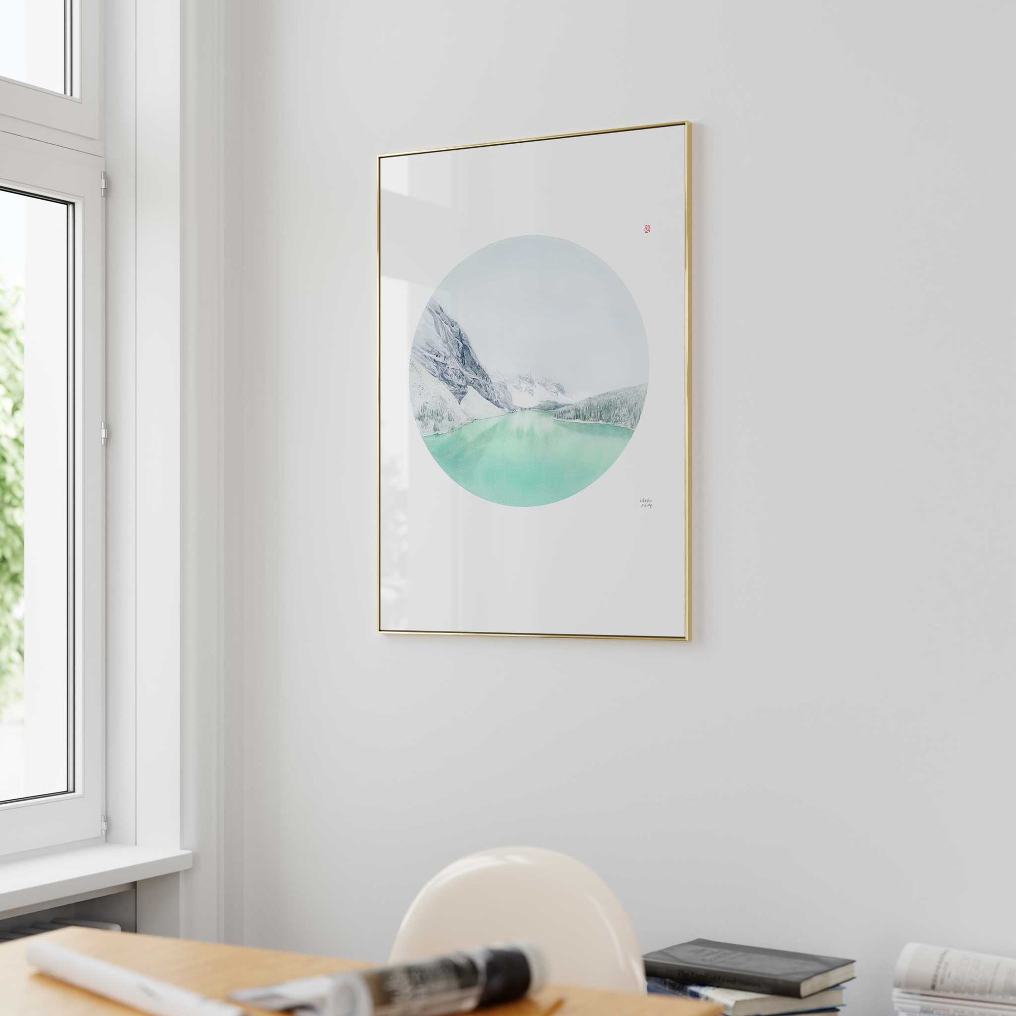 Moraine Lake - Watercolour art prints