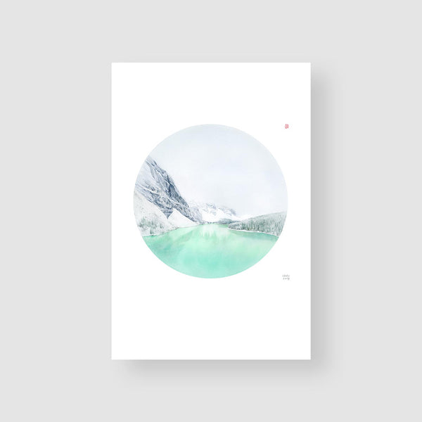 Moraine Lake - Watercolour art prints