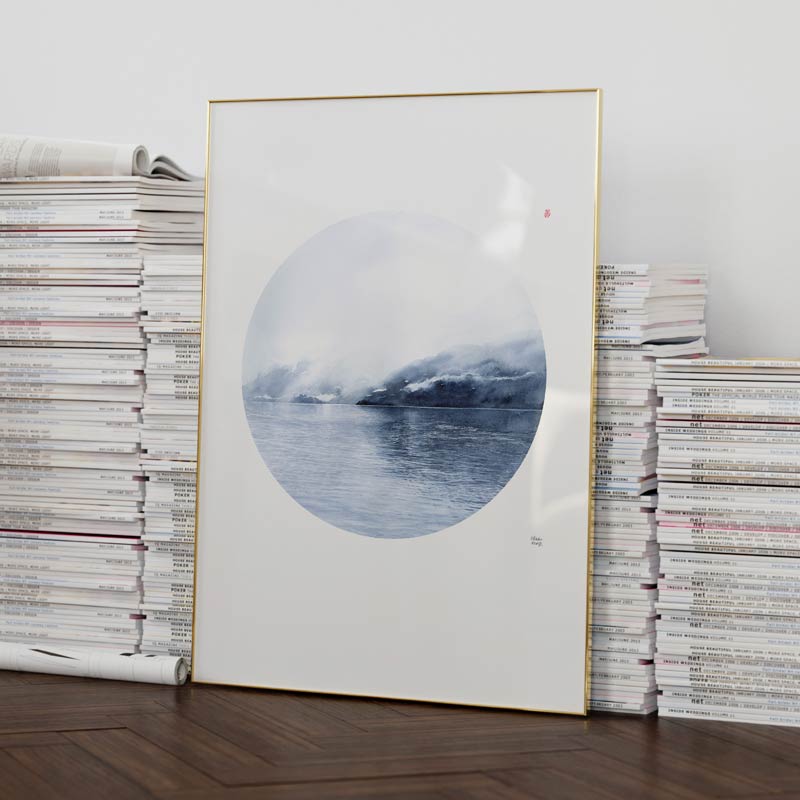 Porteau Cove watercolour art print