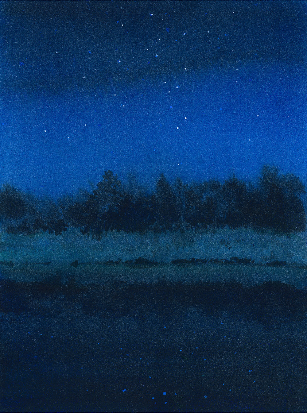 A night story of Sheep River #11 - Print