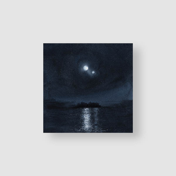 1Q84 Haruki Murakami Vancouver Island-Watercolour art print