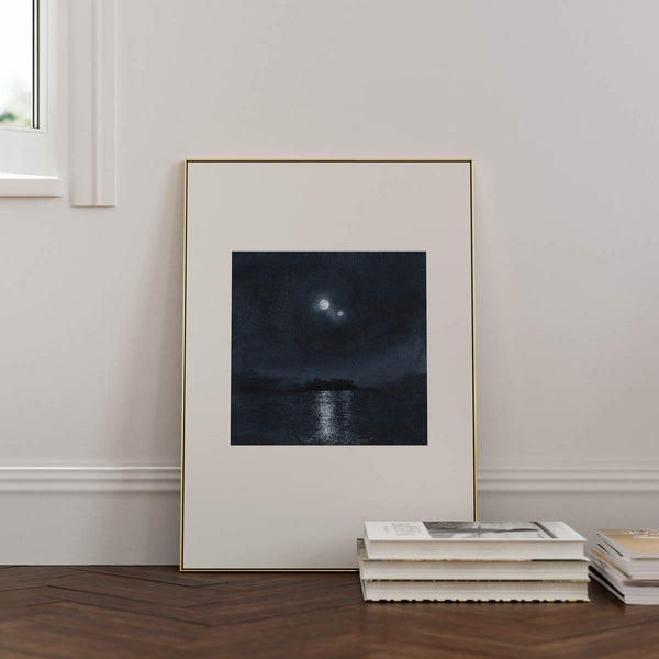 1Q84 Haruki Murakami Vancouver Island-Watercolour art print