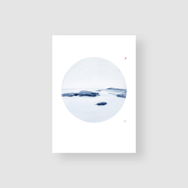 Howe Sound watercolour art print