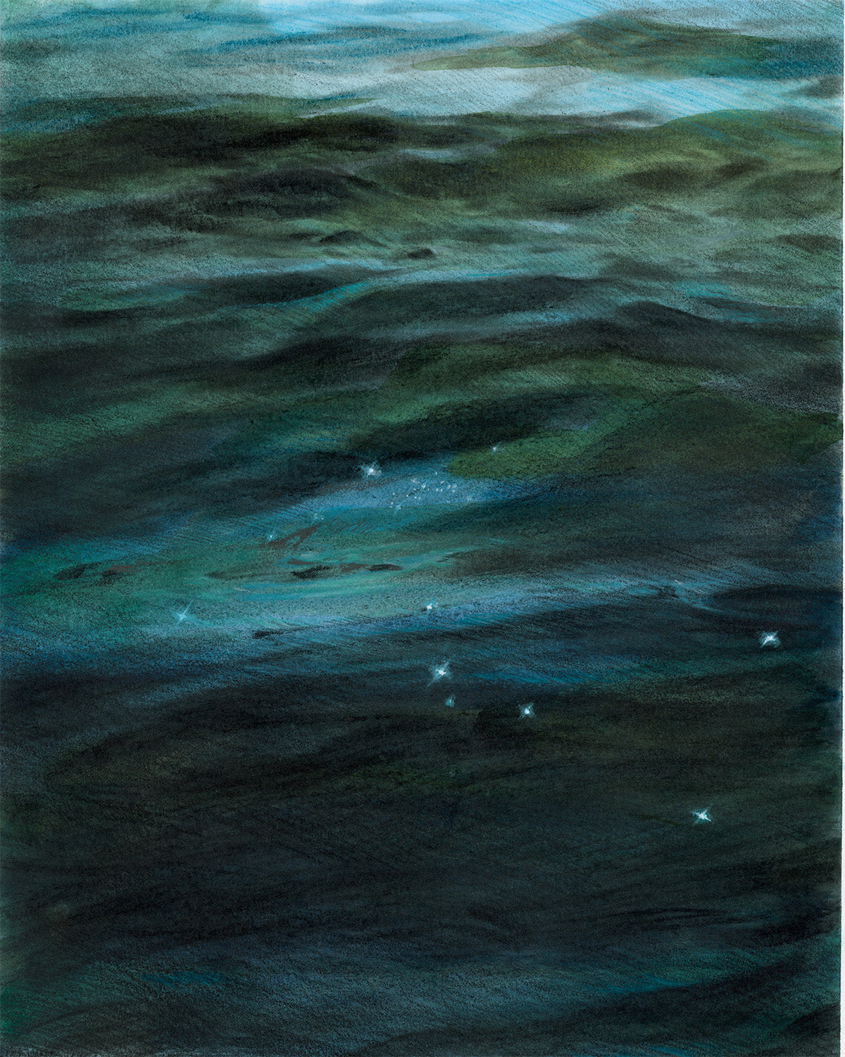 Summer Wave - Charcoal #1