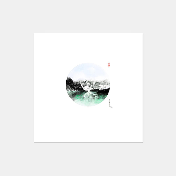 JAN19, Moraine Lake watercolour print