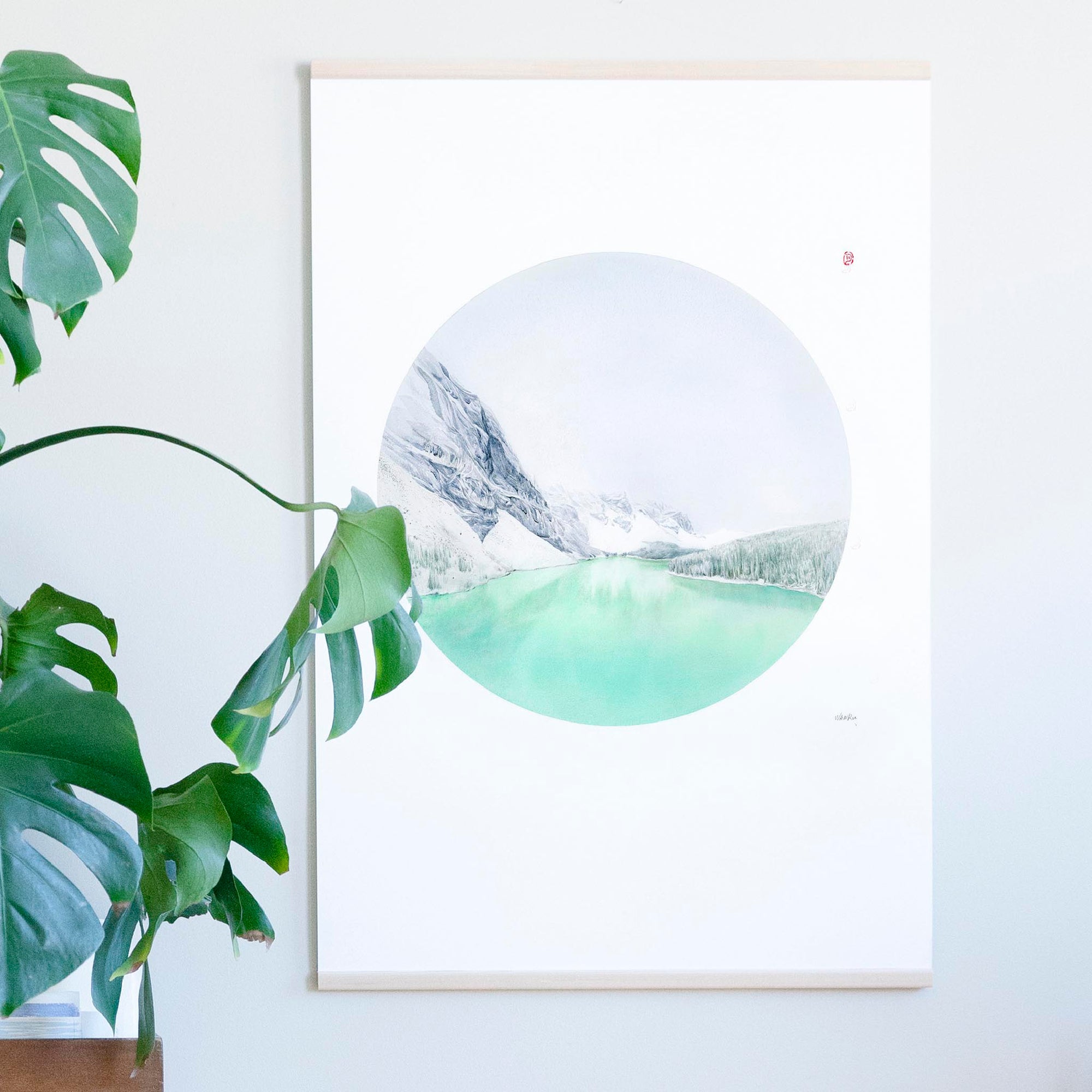 Moraine Lake - Watercolour art prints